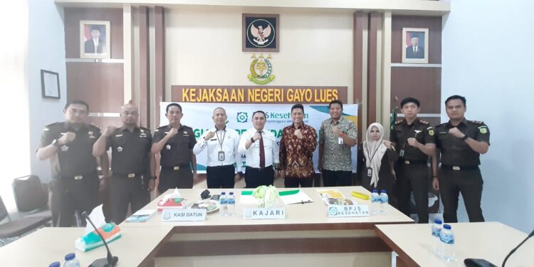Gandeng BPJS, Kejari Gayo Lues Teken MoU BPJS Kesehatan Cabang Tapak Tuan