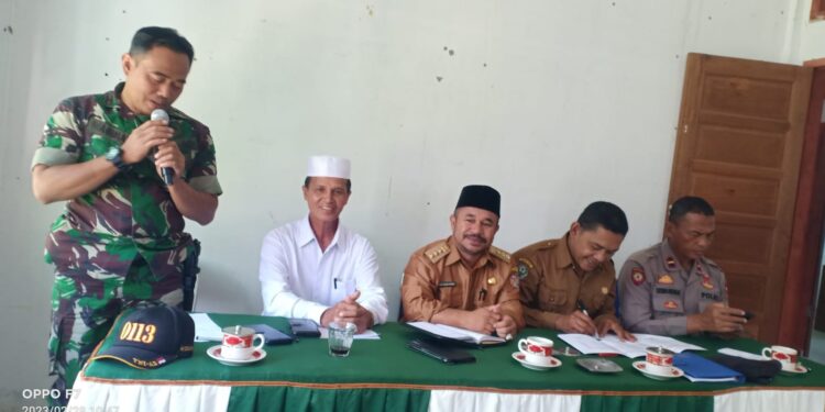 Prioritaskan Program Kampung, Muspika Blangpegayon Gelar Rapat Tahunan