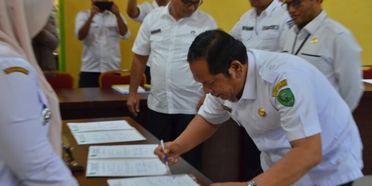 Camat se-Kota Padang Sidempuan Berkomitmen Mengenai SPPT PBB P-2 Agar Capai Target Lebih di Tahun 2023