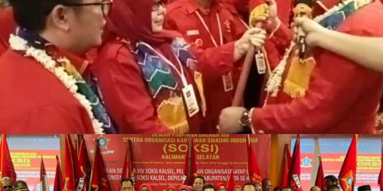 Ketua Umum SOKSI Dalam Pelantikan SOKSI Kalsel : Kader Harus Proaktif Dan Menjadi Trendsetter Untuk Menangkan Partai Golkar Di Pemilu 2024 Demi Indonesia Maju