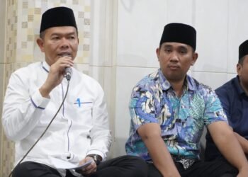 Rombongan Safari Ramadhan Pemkab Langkat ke Mesjid Nurul Huda Tanjungpura