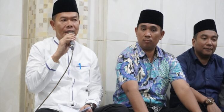 Rombongan Safari Ramadhan Pemkab Langkat ke Mesjid Nurul Huda Tanjungpura