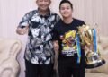 Gio Vandio Putra Tanjungpura Juara Nasional Moto Cross, Syah Afandin: Saya Sangat Bangga