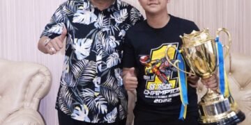 Gio Vandio Putra Tanjungpura Juara Nasional Moto Cross, Syah Afandin: Saya Sangat Bangga