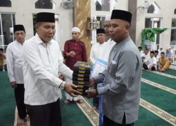 Safari Ramadhan Pemkab Langkat di Masjid Jami’ Al-Amin Desa Banyumas Sampaikan 3 Pesan