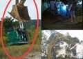 Terkait Penambang PETI Ilegal, Rakyat Desa Nanga Dua Kapuas Hulu-Kalbar Murka Tahan Sejumlah Barang Perusahaan PT.BMM Yang Diduga Akan Kabur