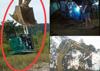 Terkait Penambang PETI Ilegal, Rakyat Desa Nanga Dua Kapuas Hulu-Kalbar Murka Tahan Sejumlah Barang Perusahaan PT.BMM Yang Diduga Akan Kabur