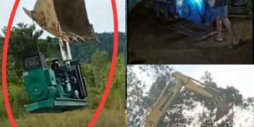 Terkait Penambang PETI Ilegal, Rakyat Desa Nanga Dua Kapuas Hulu-Kalbar Murka Tahan Sejumlah Barang Perusahaan PT.BMM Yang Diduga Akan Kabur