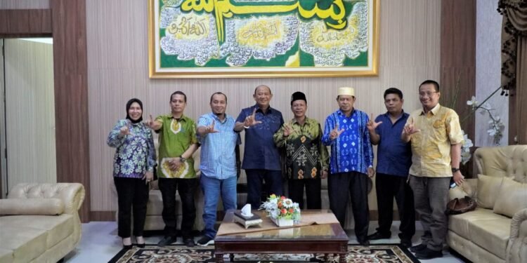 KBB Langkat Laporkan Giat Safari Ramadhan ke Syah Afandin