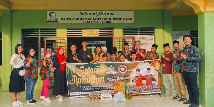 Semarak Ramadhan 1444 H, SOKSI dan BKS Binjai Gelar Safari
