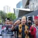 Aksi unjuk rasa Laskar Suku Betawi melawan mafia tambang