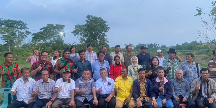 SOKSI Binjai dan Relawan Menangkan Mangihut Sinaga Menuju DPR RI
