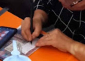 Terang-Terangan Judi Togel di Warkop Pasar Sungai Durian Sintang, Harap APH Bertindak