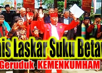 Laskar Suku Betawi geruduk datangi Kemenkumham