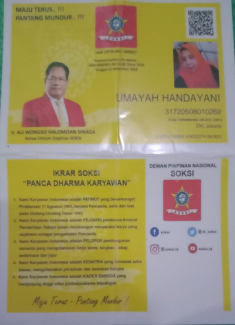 Dugaan Kekerasan Yang Dialami Pengurus Depicab SOKSI Jakut, Setelah Melaporkan Oknum Jurnalist Ke Polsek Cilincing Korban Di Intimidasi. Ketum Depinas SOKSI Angkat Bicara !!
