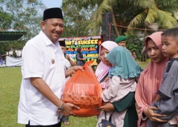 Plt Bupati Langkat Hadiri Halal Bihalal Masyarakat Pematang Jaya