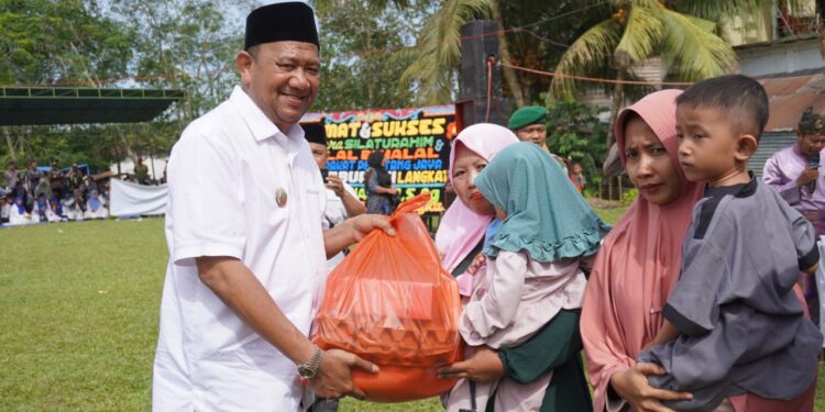 Plt Bupati Langkat Hadiri Halal Bihalal Masyarakat Pematang Jaya