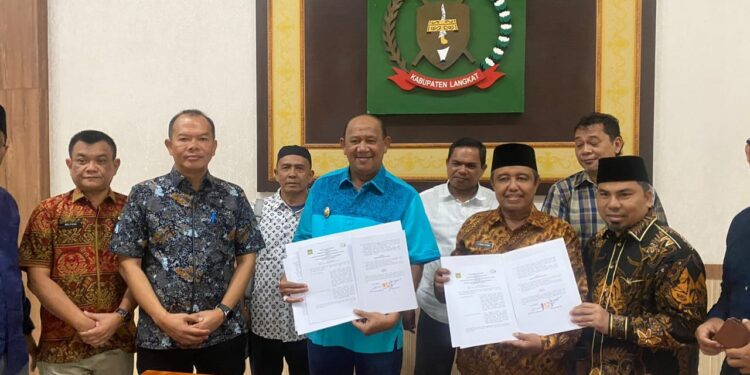 Pemkab Langkat & KPSAU MUI Sumut Kerjasama Pengelolaan Sampak Jadi Pupuk Organik