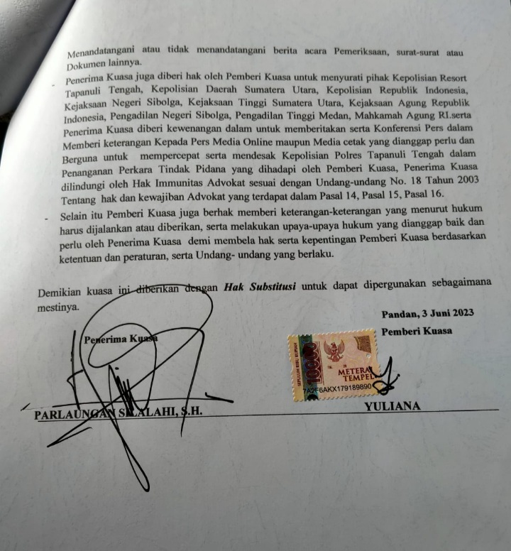 Parlaungan: Akan Membantu Penyidik Untuk Menangkap Pelaku Dugaan Cabul, Dan Menjadi PH Keluarga Korban