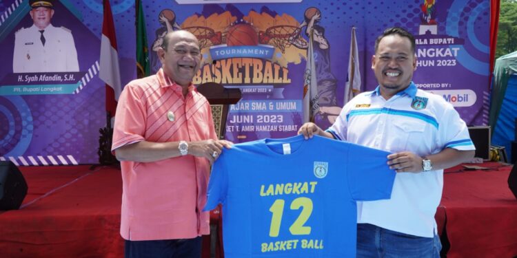 Perbasi Gelar Tournament Antar Pelajar Perebutkan Piala Plt Bupati Langkat