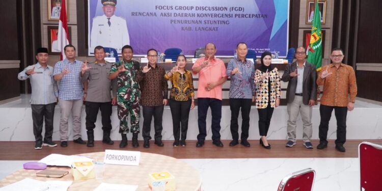 Hadirkan 3 Profesor, Pemkab Langkat Gelar FGD Bahas Penurunan Stunting
