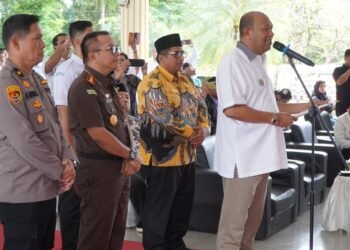 Plt Bupati Langkat Hadiri Pelantikan Pesparawi LPPD