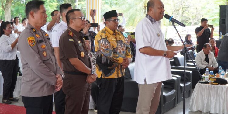 Plt Bupati Langkat Hadiri Pelantikan Pesparawi LPPD