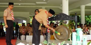 Raimuna Gerakan Pramuka Sumut ke-VIII Resmi Ditutup Plt Bupati Langkat
