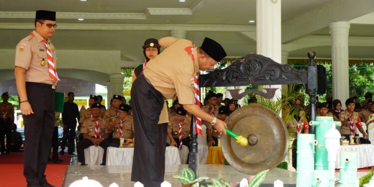Raimuna Gerakan Pramuka Sumut ke-VIII Resmi Ditutup Plt Bupati Langkat