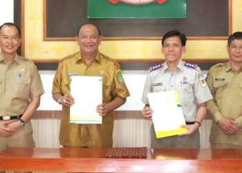 Syah Afandin Terima Kunjungan Kakan BPN Langkat, Bahas Ini