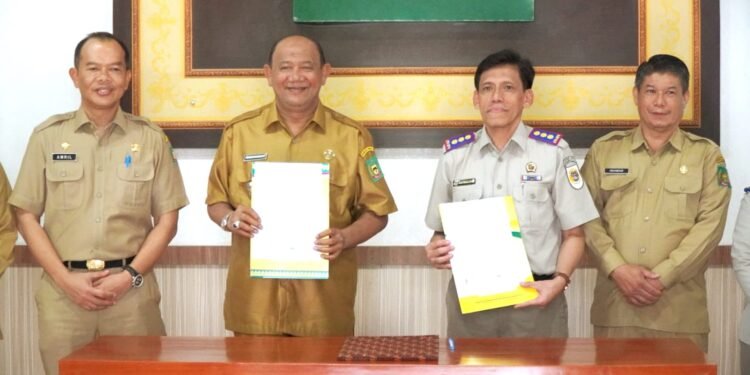 Syah Afandin Terima Kunjungan Kakan BPN Langkat, Bahas Ini