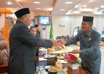 Syah Afandin Hadiri Paripurna KUPA dan PPAS P APDB Langkat