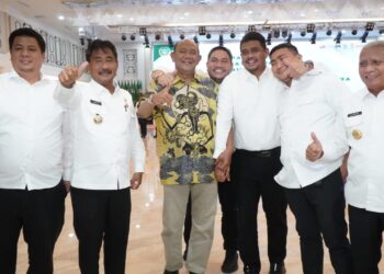Plt Bupati Langkat Ikuti Rakor Perdana dengan Pj Gubernur Sumut