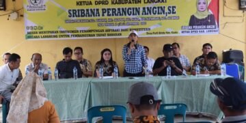 Ketua DPRD Langkat Sribana Perangin-angin Gelar Reses di Dapilnya