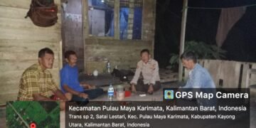 Berdialog Bersama Warga Desa Satai Lestari, Anggota Polsek Pulau Maya Karimata, Pastikan Merespon Curhatan Warga Masyarakat