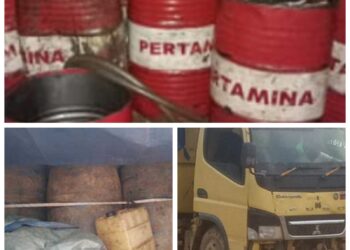 Truk Angkut Ribuan Liter Solar Milik UJE Diduga Tanpa Dokumen, Pelaku dan BB Telah Ditahan di Polres Melawi