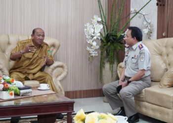 Syah Afandin Terima Audiensi Kepala BPN Langkat