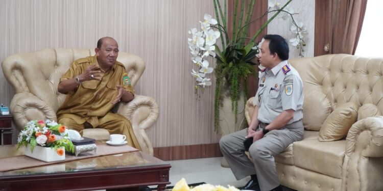 Syah Afandin Terima Audiensi Kepala BPN Langkat