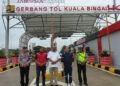 Gerbang Tol Kwala Bingai Stabat Resmi Dibuka Plt Bupati Langkat