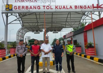Gerbang Tol Kwala Bingai Stabat Resmi Dibuka Plt Bupati Langkat