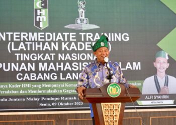 Hadiri LK II Nasional HMI Langkat, Syah Afandin Berharap Muncul Kader Bisa Bicara Tingkat Nasional