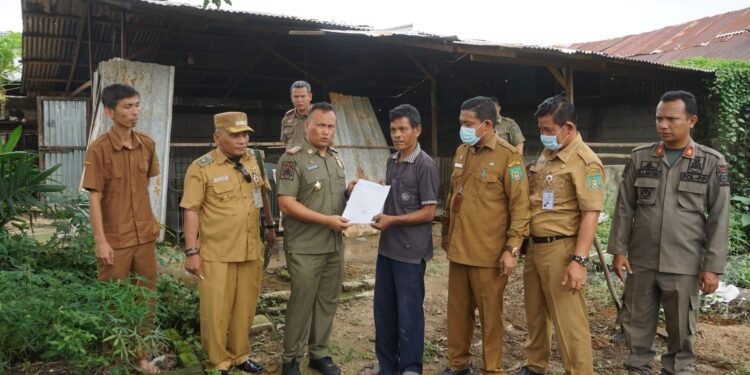 Pemkab Langkat Beri Peringatan Pindah Ternak Babi dan Bebek di Perdamaian Stabat