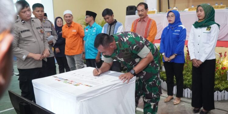 Deklarasi Damai, Syah Afandin Harapkan Pemilu di Langkat Berjalan Lancar