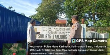 Jaga Kamtibmas Polsek Pulau Maya Karimata Polres Kayong Utara, Gencarkan Patroli Dialogis
