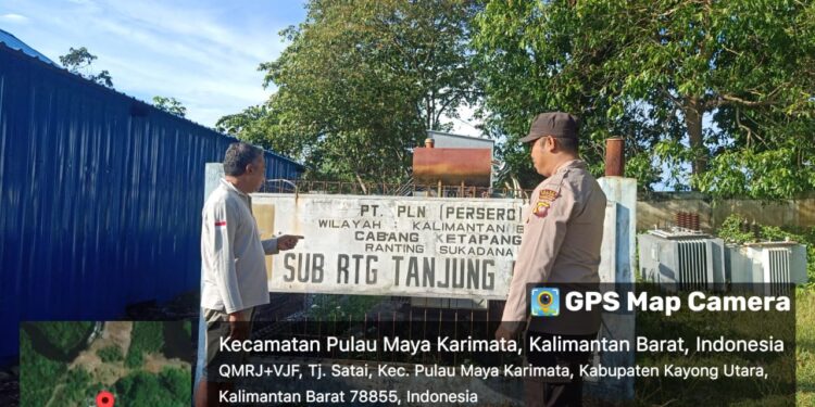 Jaga Kamtibmas Polsek Pulau Maya Karimata Polres Kayong Utara, Gencarkan Patroli Dialogis