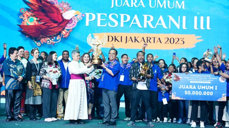 Provinsi Maluku Kembali Juara Umum Pesparani Katolik Nasional III