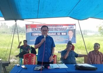 Tumpal Hutabarat Adakan Reses Masa Persidangan Ke III Tahun 2023 Di Kelurahan Kandis Kota