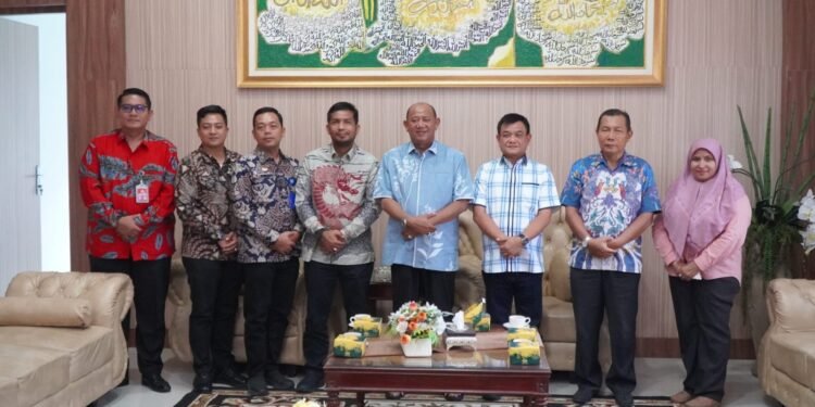 Syah Afandin Terima Kunjungan Ka Rutan dan Ka Lapas di Langkat