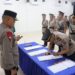 Upacara Serah Terima Jabatan di lingkungan Polres Pelalawan