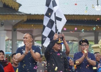 Peringati HKN ke-59, Pemkab Langkat Gelar Gerak Jalan Santai